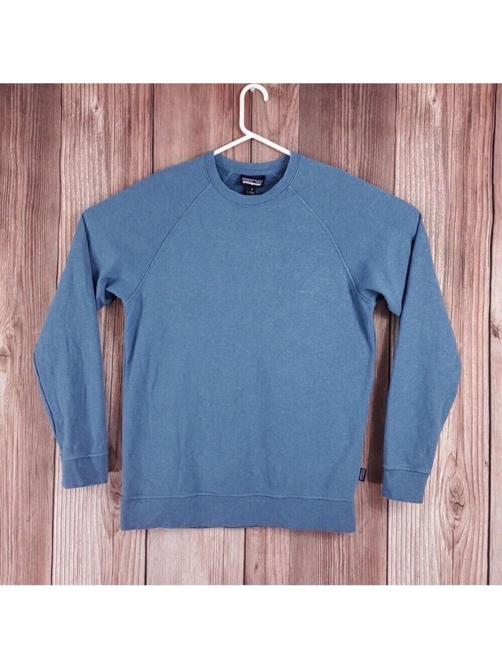 *READ* Patagonia Mens Size Medium Trail Harbor Crewneck Sweatshirt Blue 52610